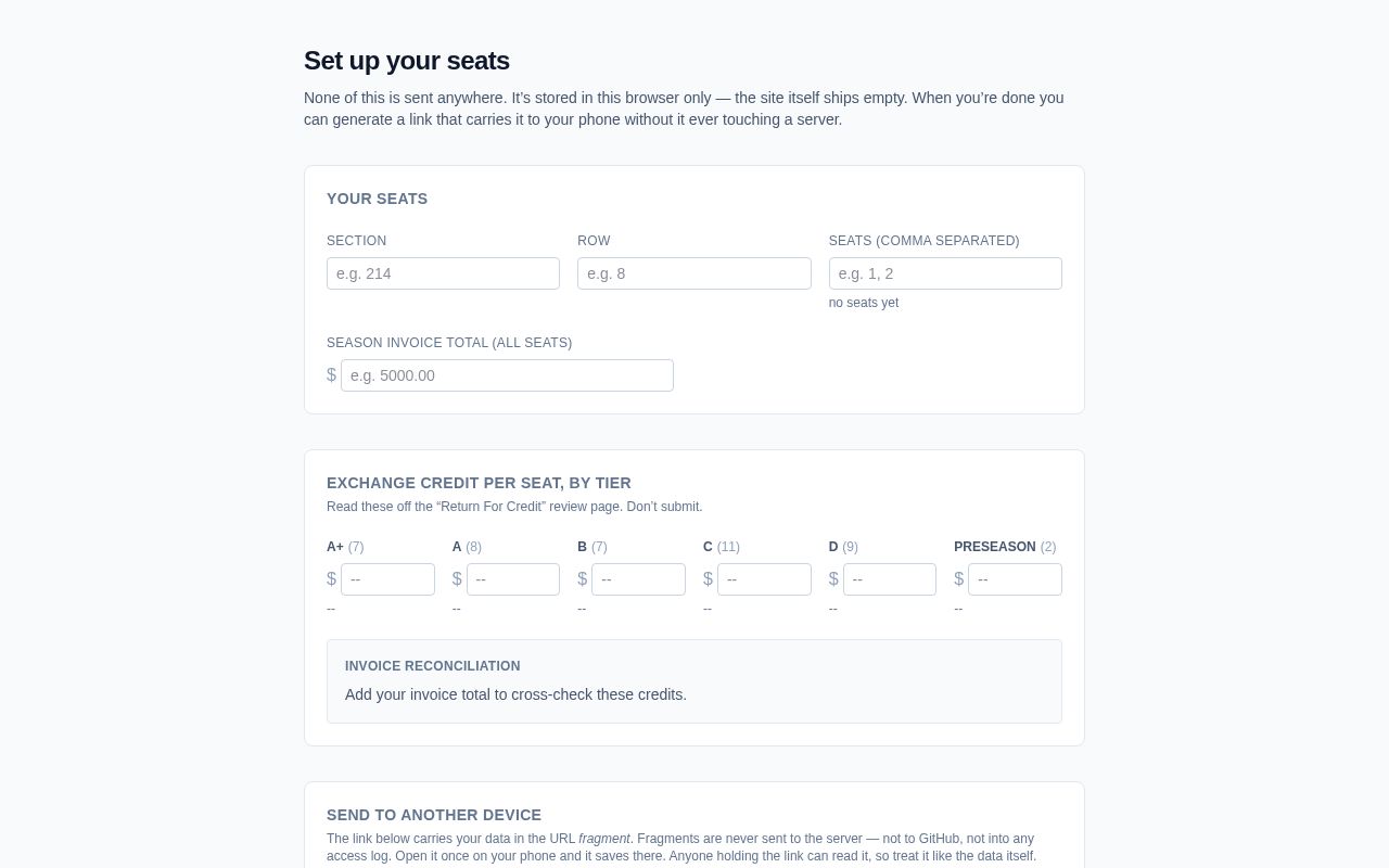 Preview of Ticket Desk