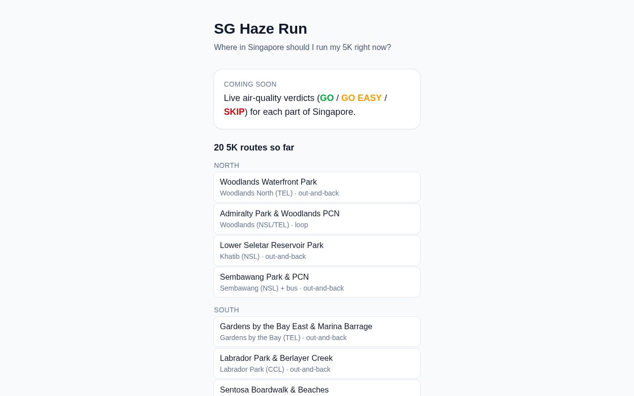 Preview of Run Now SG Nohaze