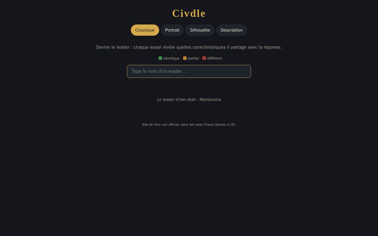 Preview of Civdle