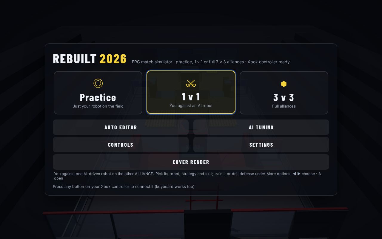 Preview of Rebuilt Sim 2026