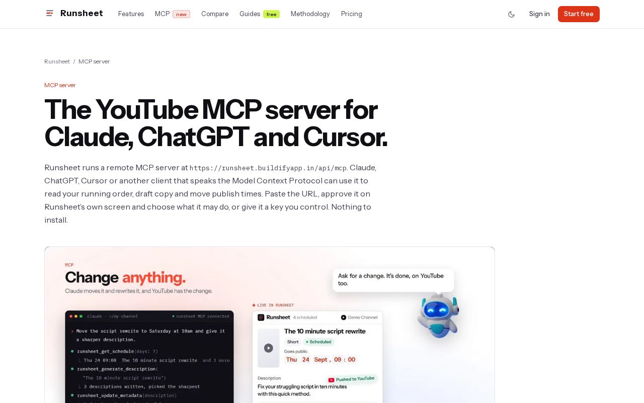 Preview of Runsheet Mcp