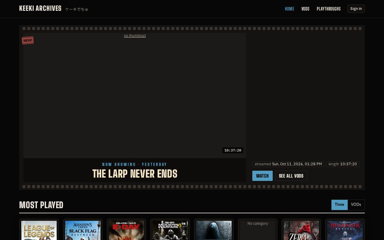 Preview of Keeki Archives