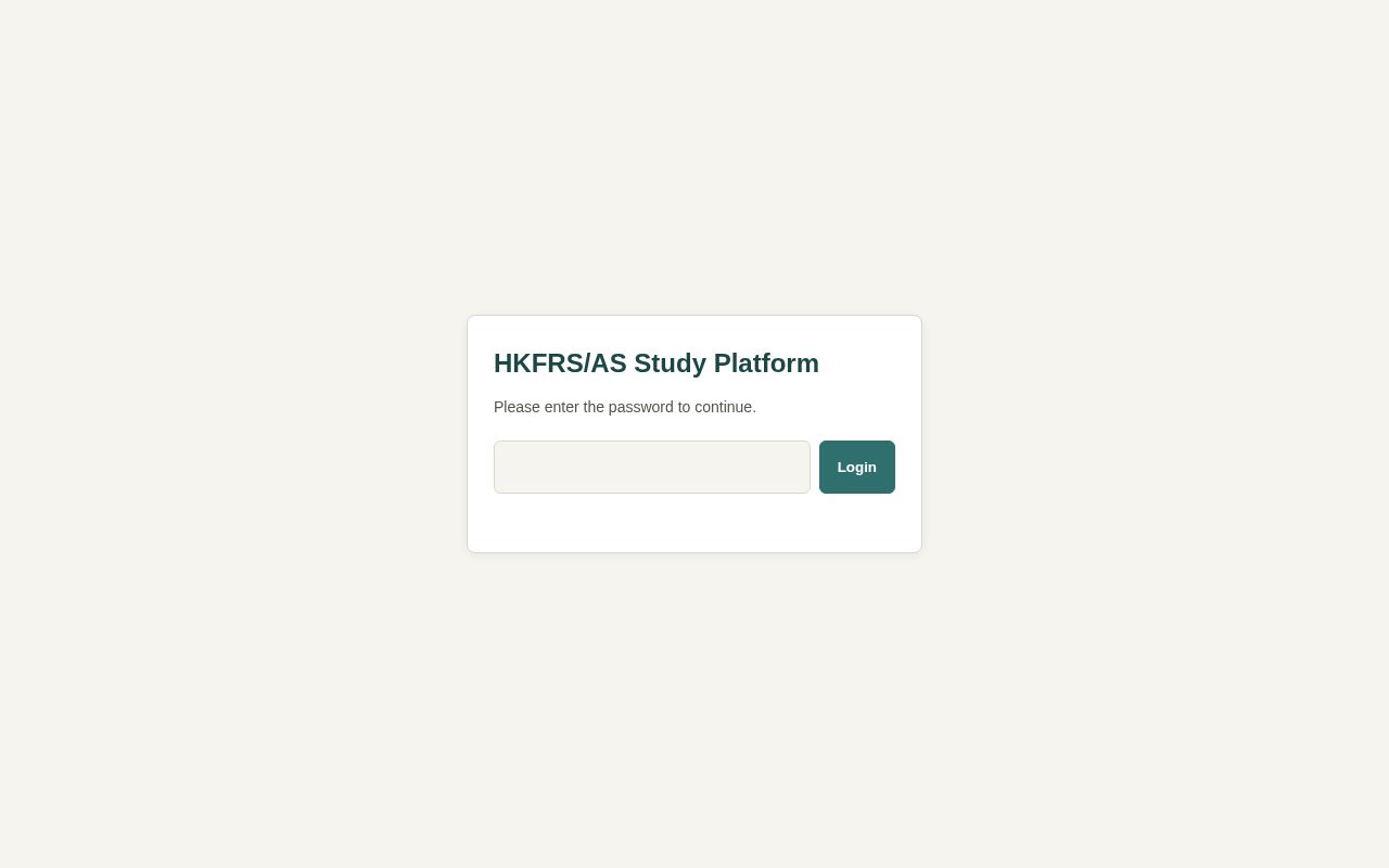 Preview of Hkfrs As Study Platform