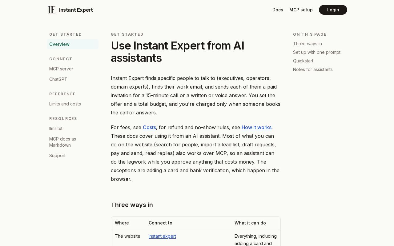 Preview of Integrations
