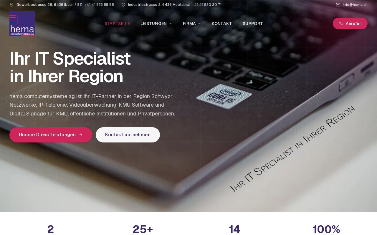 Preview of Hema Website