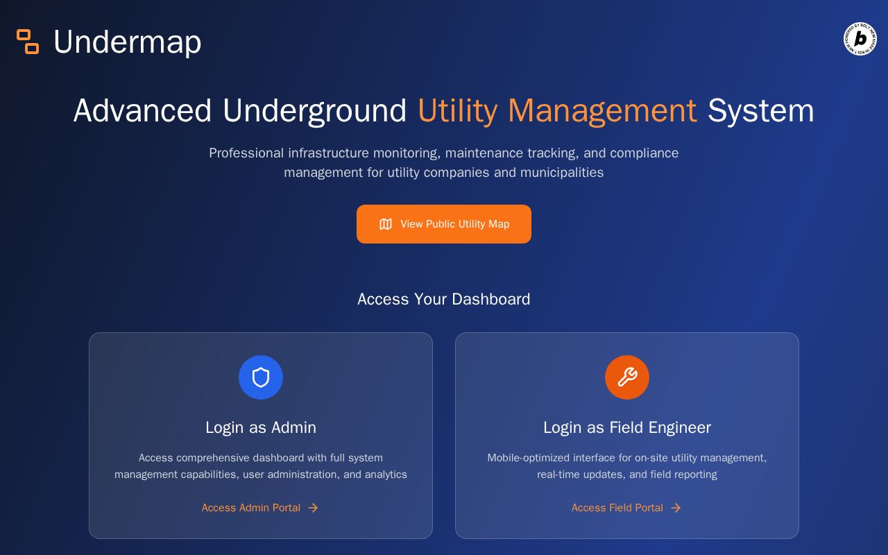 Preview of UnderMap: Smart Underground Utility Mapping System