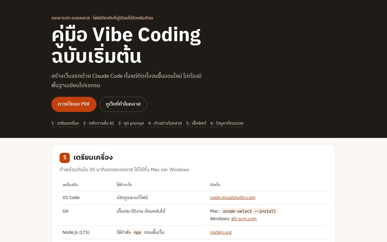 Preview of Vibe Coding Kit