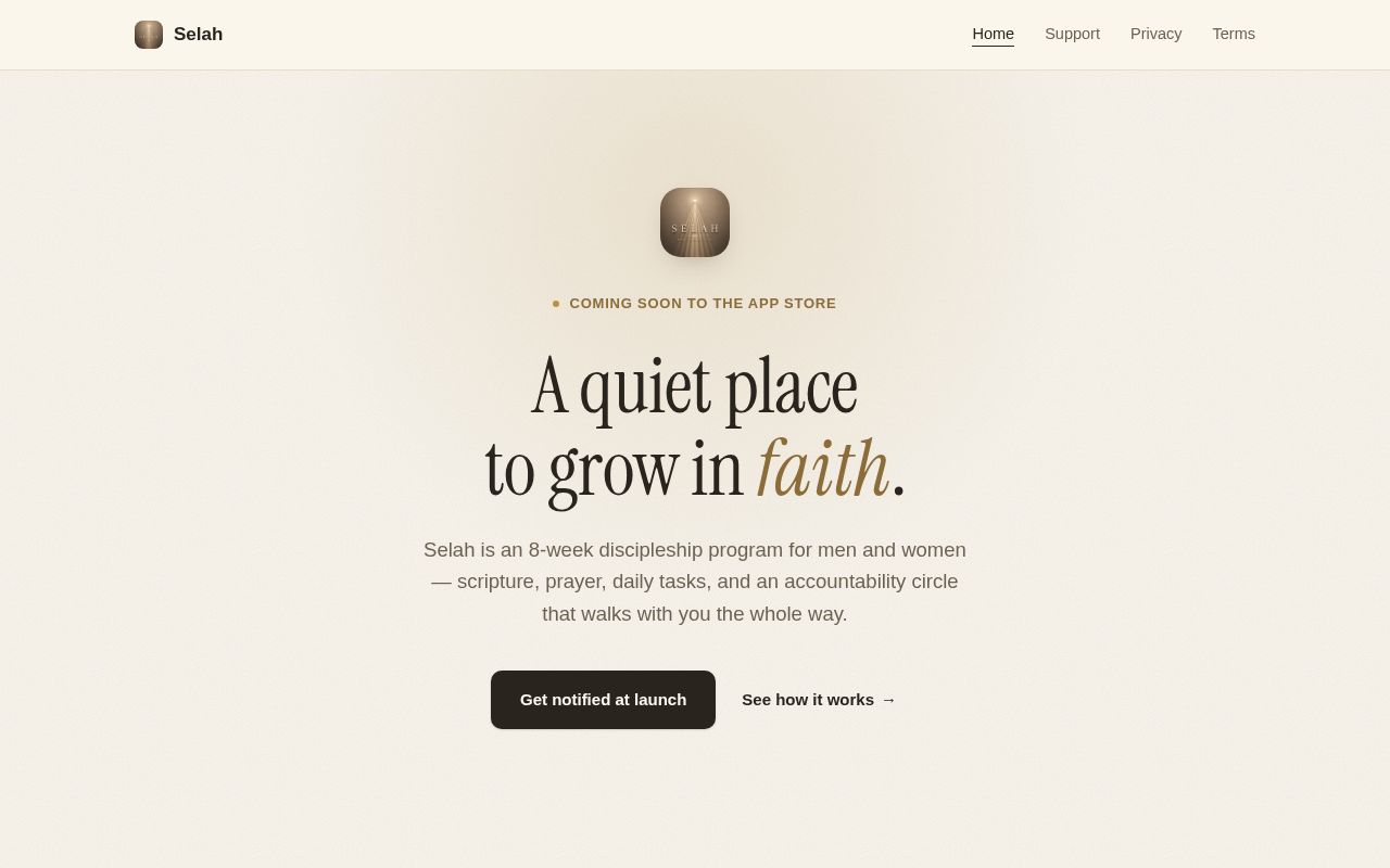 Preview of Selah Web