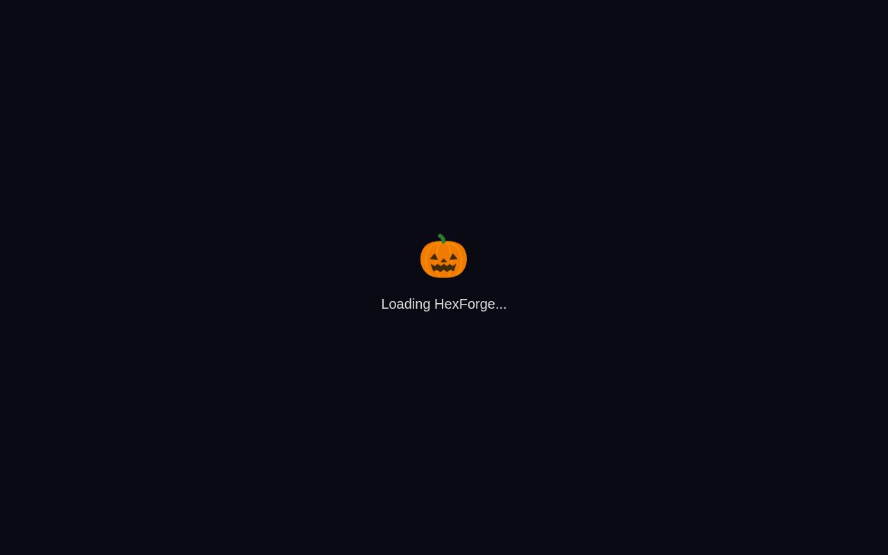 Preview of HexForge - spooky-themed coding education game