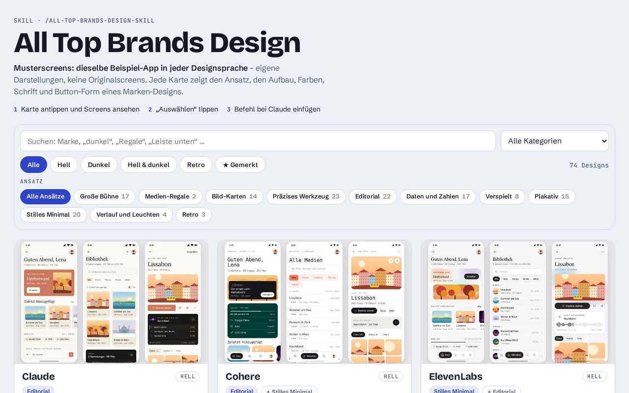 Preview of All Top Brands Design