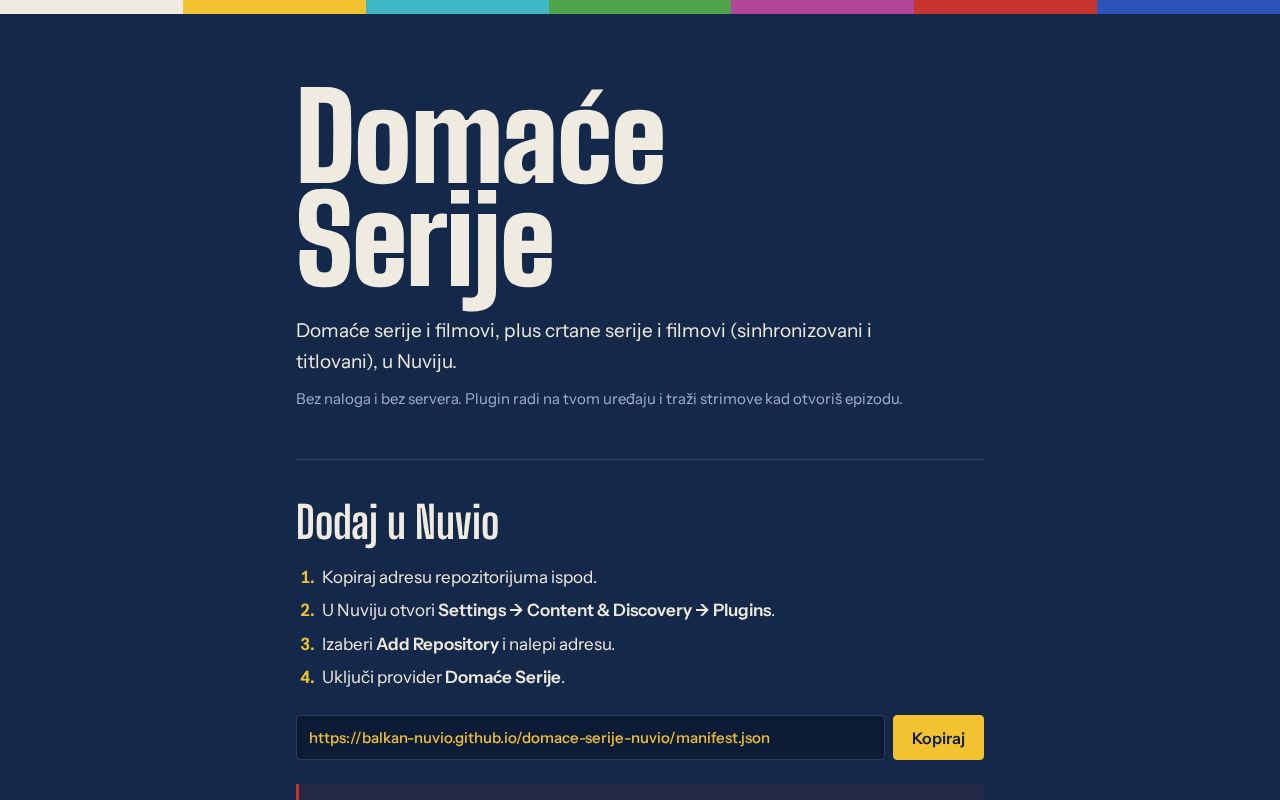 Preview of Domace Serije Nuvio