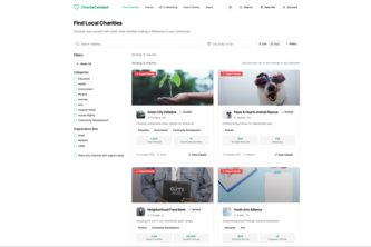 Preview of Charity Connect
