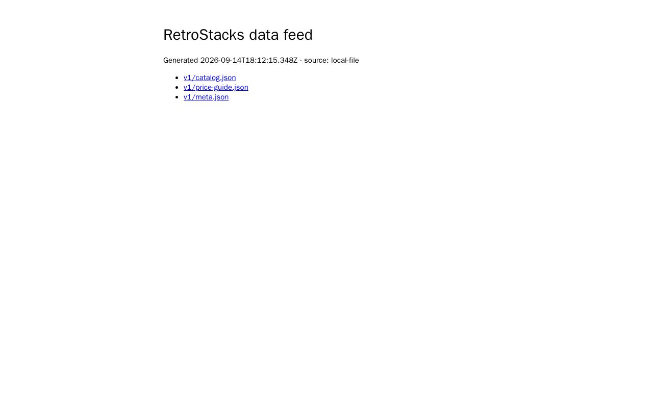 Preview of RetroStacks