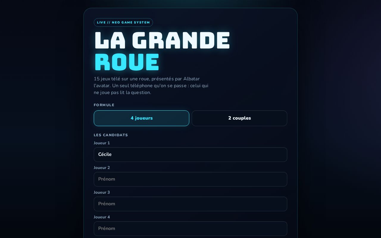Preview of App Grande Roue Jeux TV