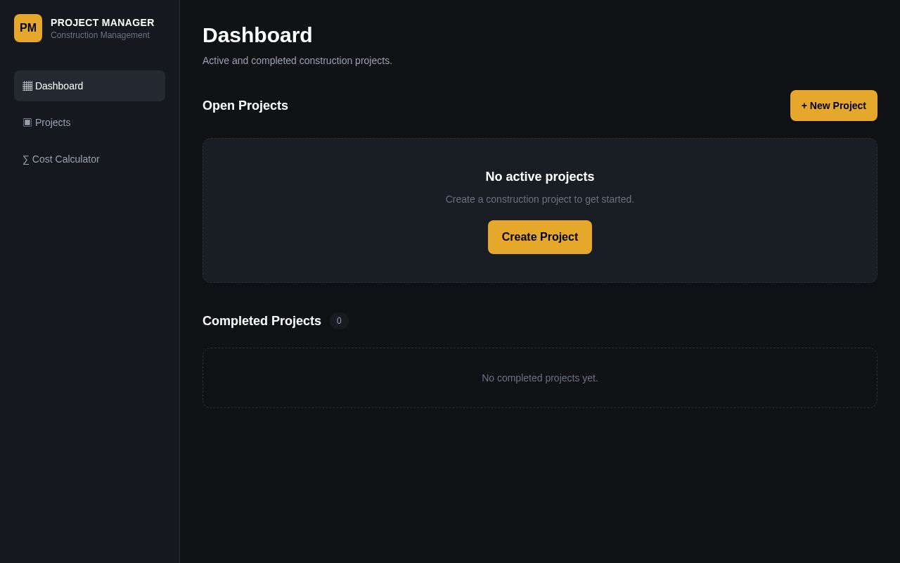 Preview of Dashboard completo de gestoria de proyectos