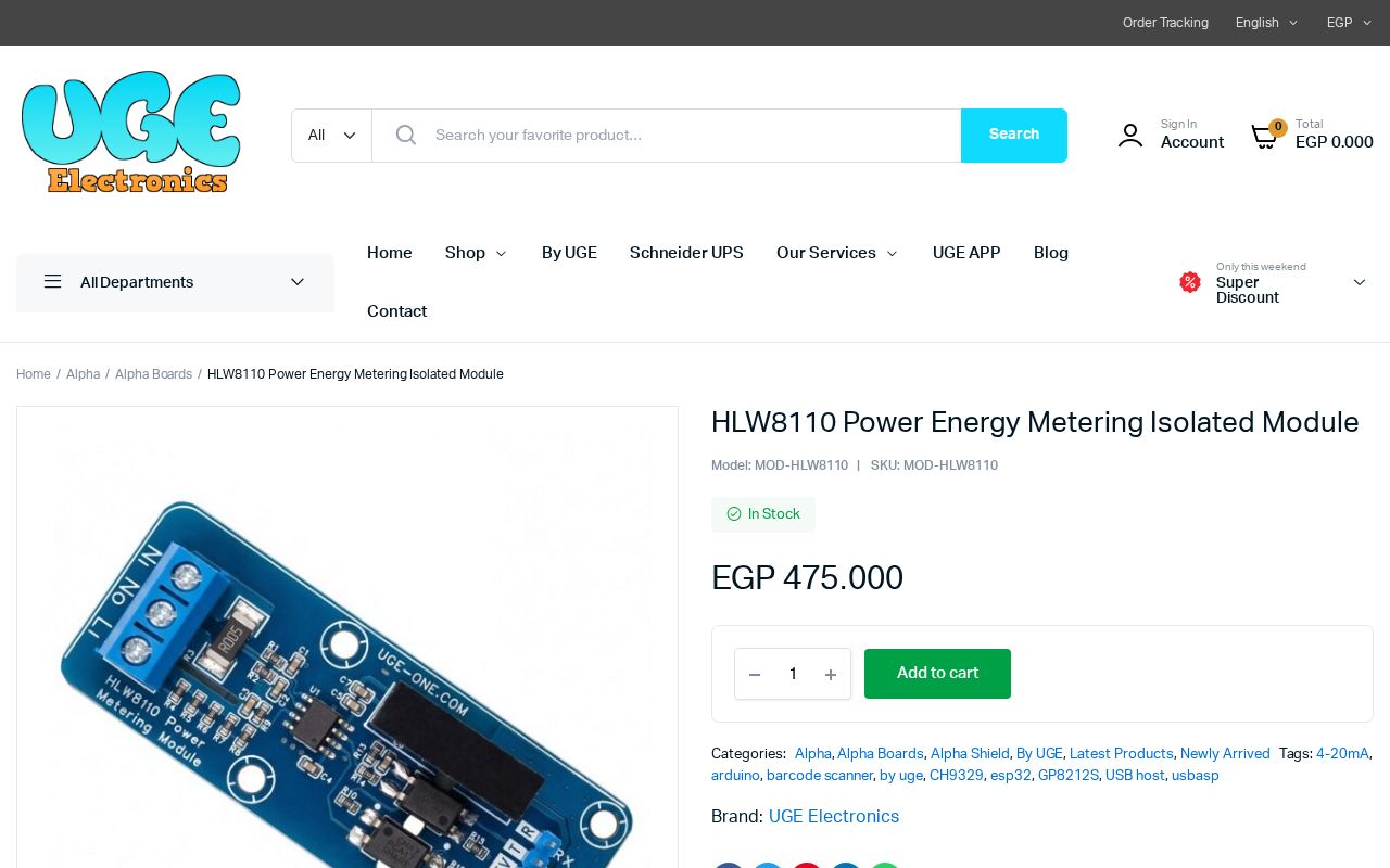 Preview of UGE HLW8110 Power Metering Module