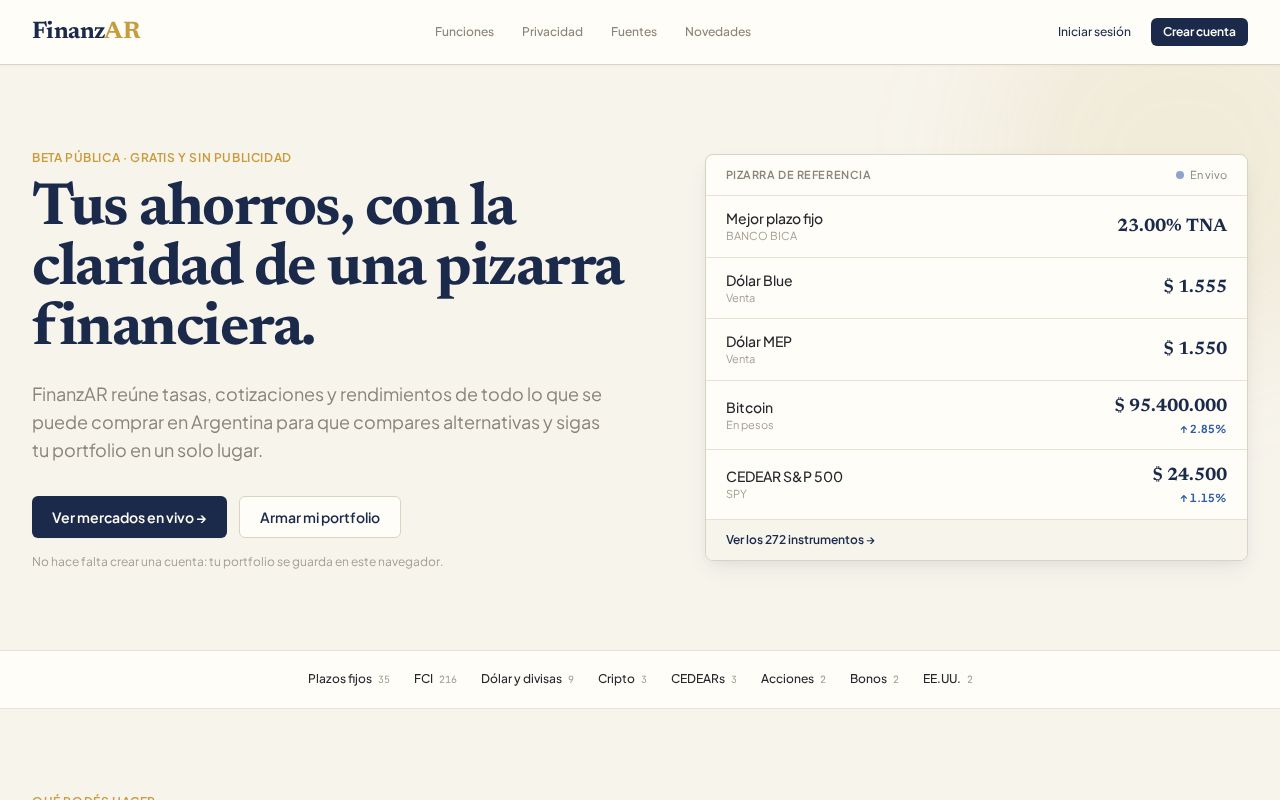 Preview of FinanzAR