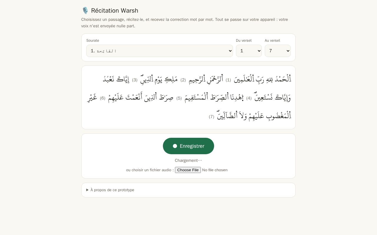 Preview of Récitation Warsh
