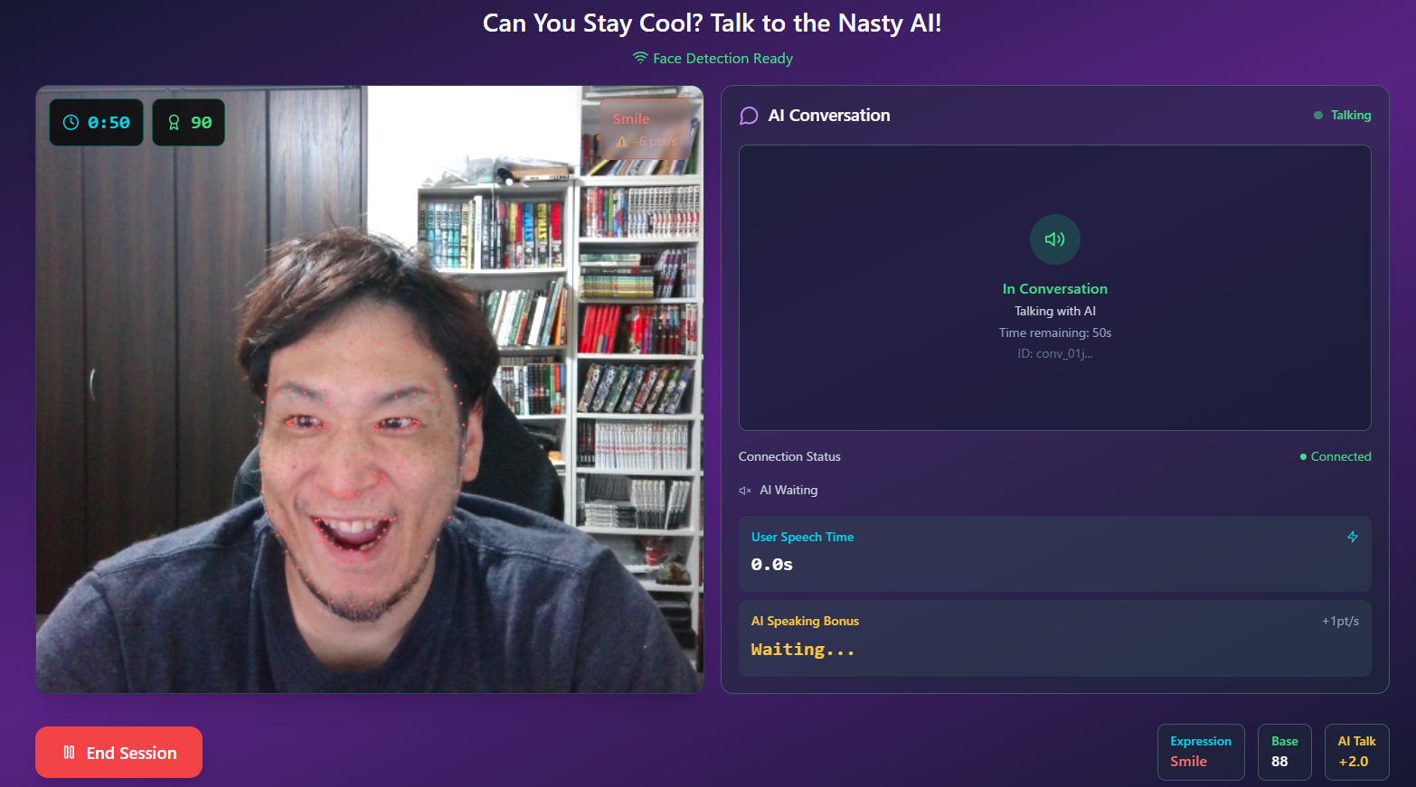 Preview of Can You Stay Cool? Talk to the Nasty AI!
