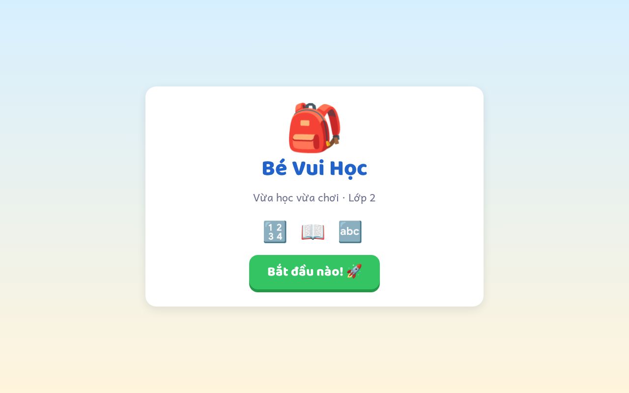 Preview of Be Vui Hoc