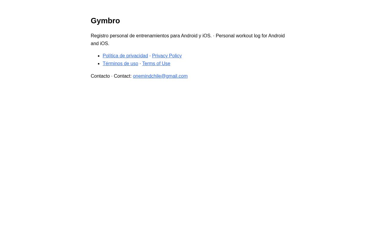 Preview of Gymbro Politicas
