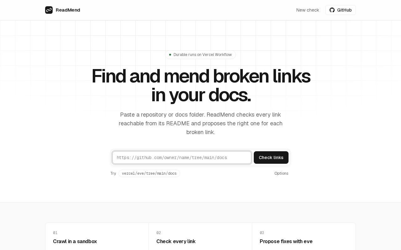 Preview of Readmend