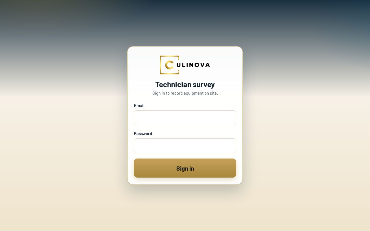 Preview of Culinova Equipment Survey