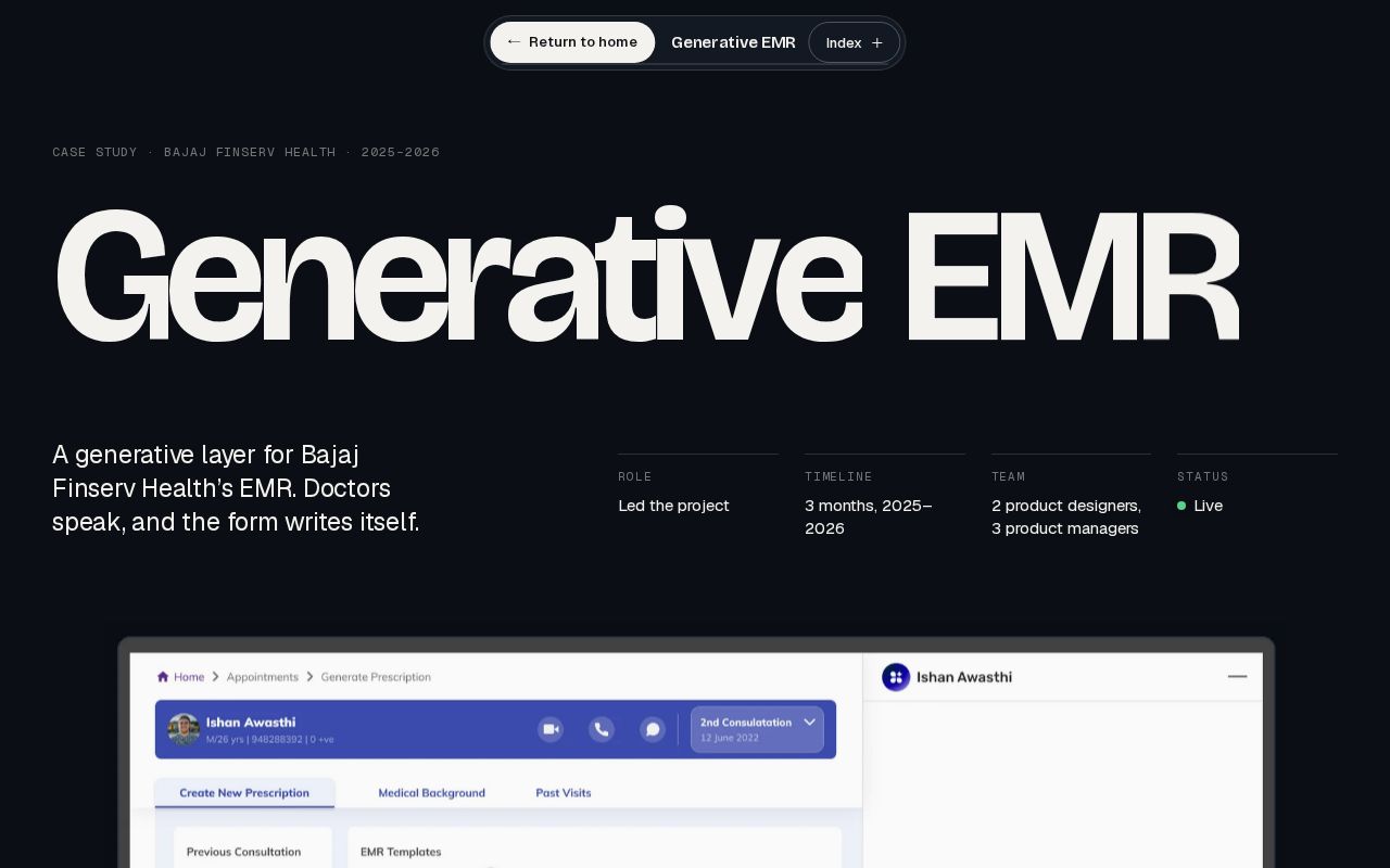 Preview of Generative Emr Case Study