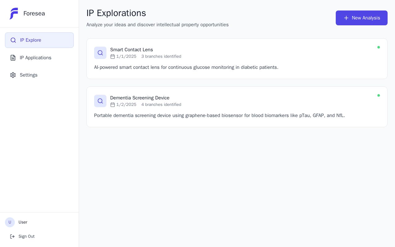 Preview of Foresea - AI IP Co-Pilot