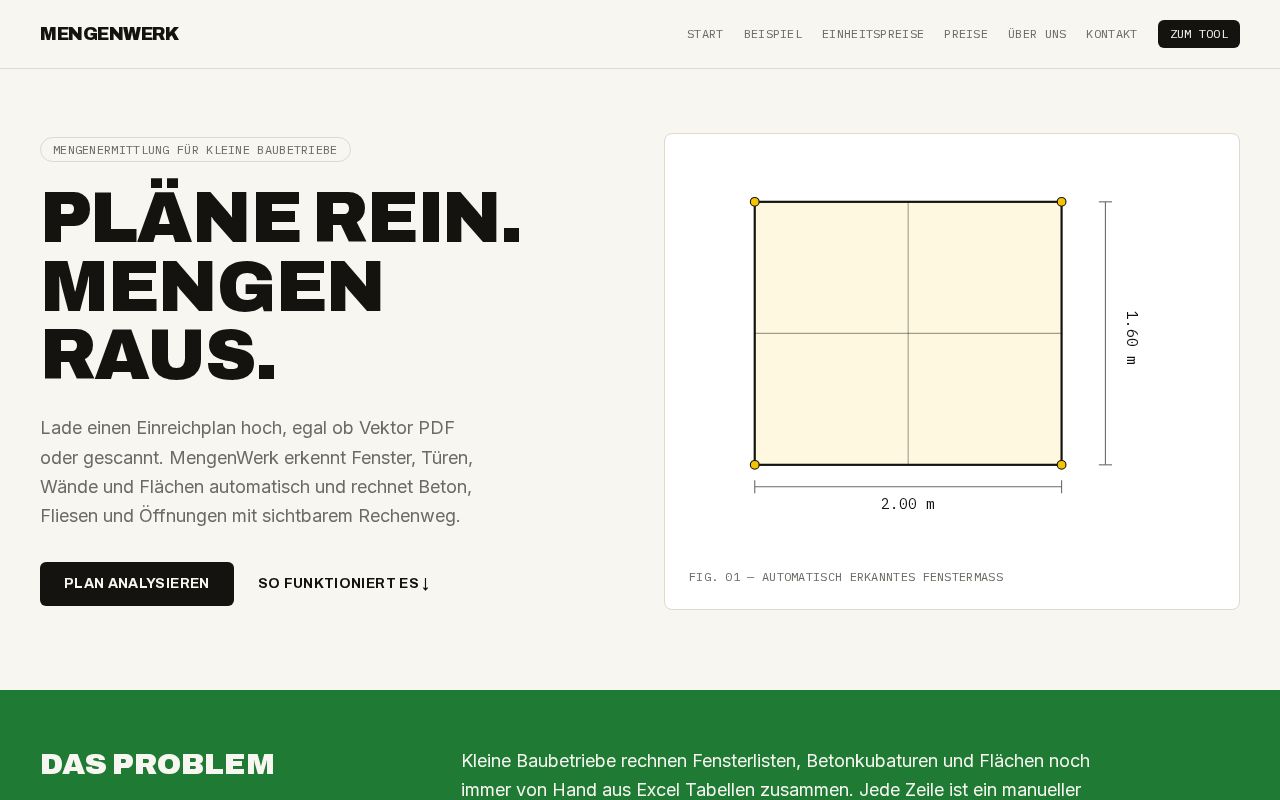 Preview of Mengenwerk