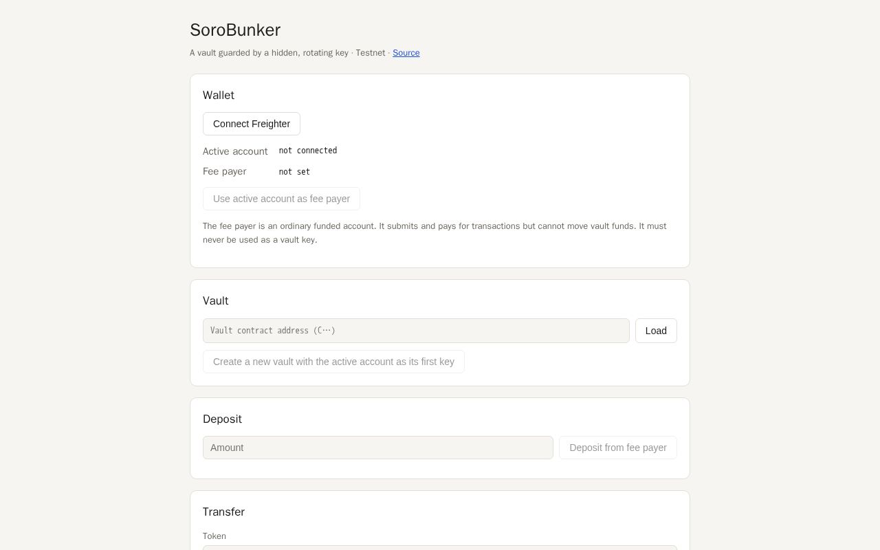 Preview of Sorobunker