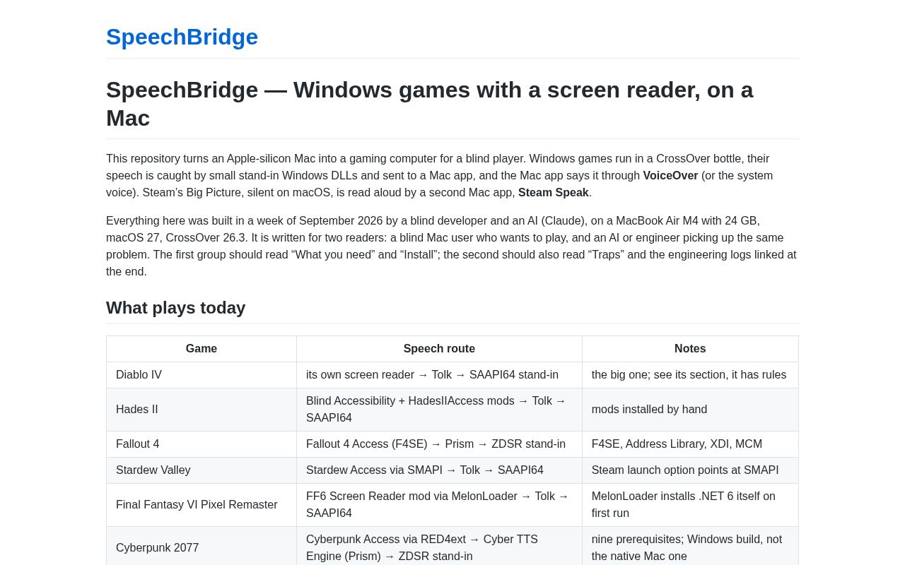 Preview of SpeechBridge