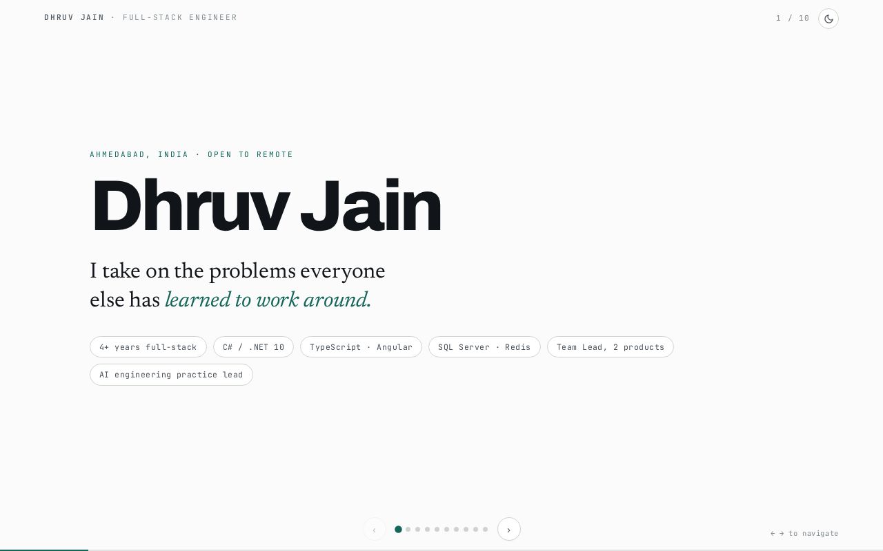 Preview of Itdhruvjain Github Io