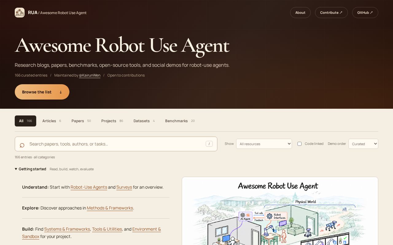 Preview of Awesome Robot Use Agent