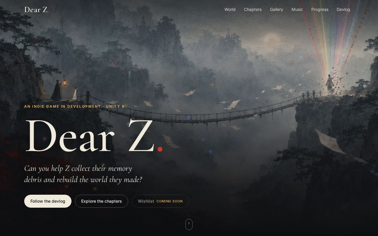Preview of Dear Z.