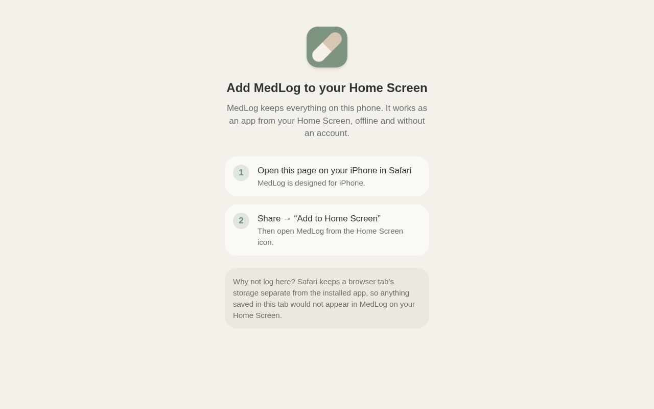 Preview of MedLog