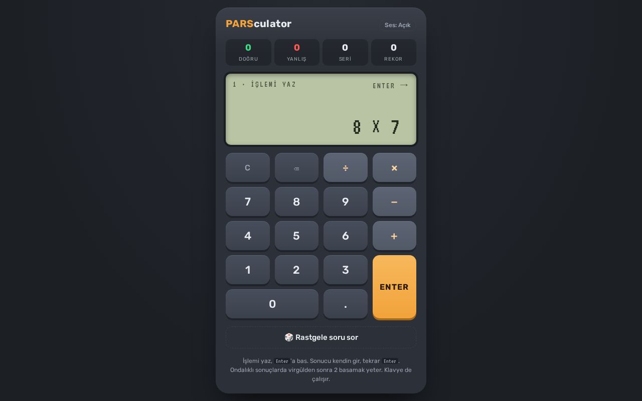 Preview of Kafadan Hesap