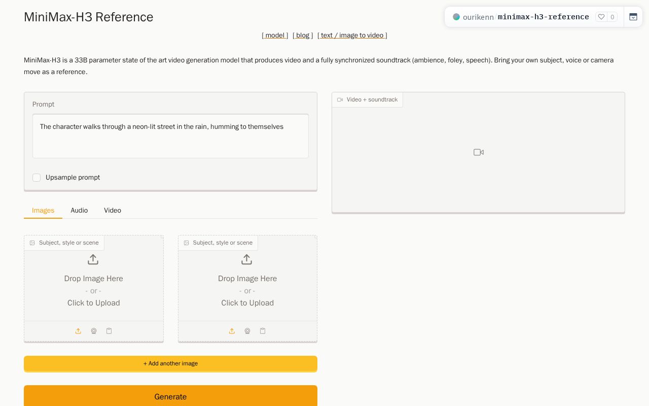 Preview of MiniMax-H3 Reference