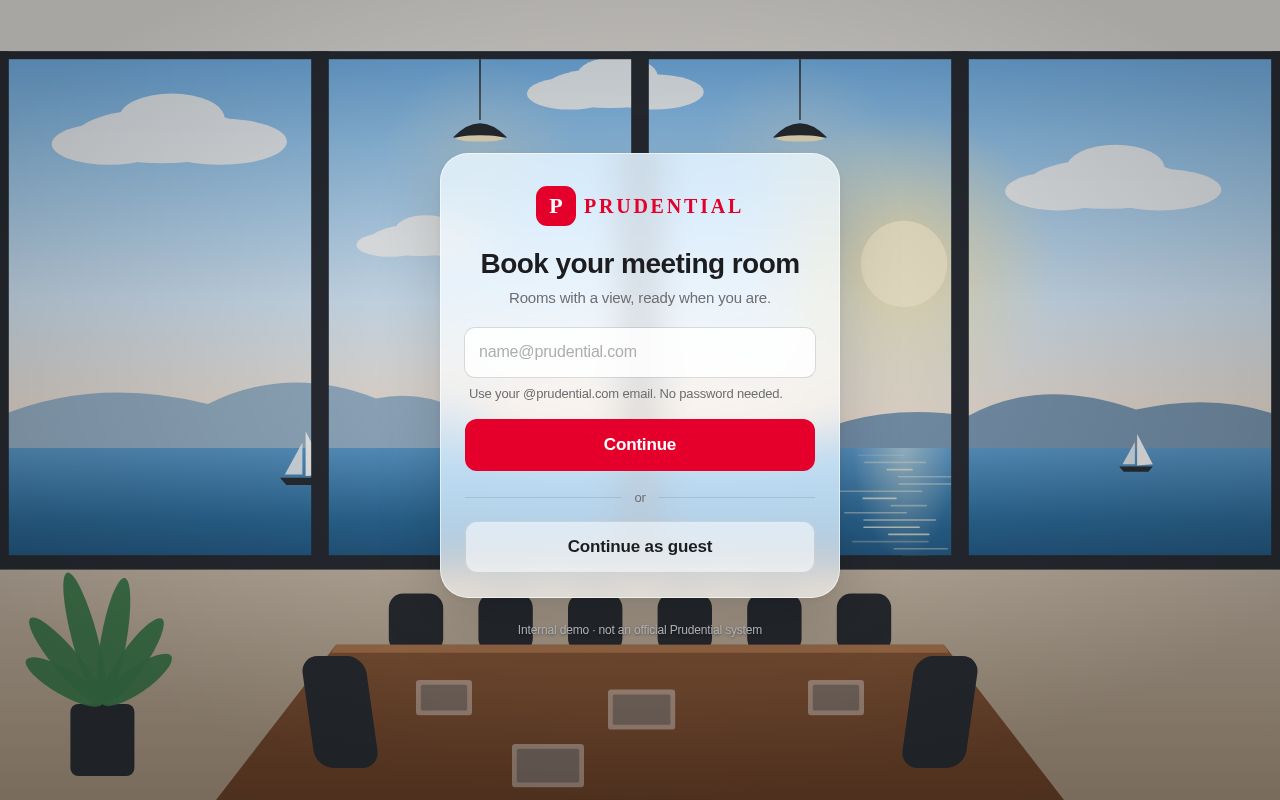 Preview of Meeting Room Booking Aws
