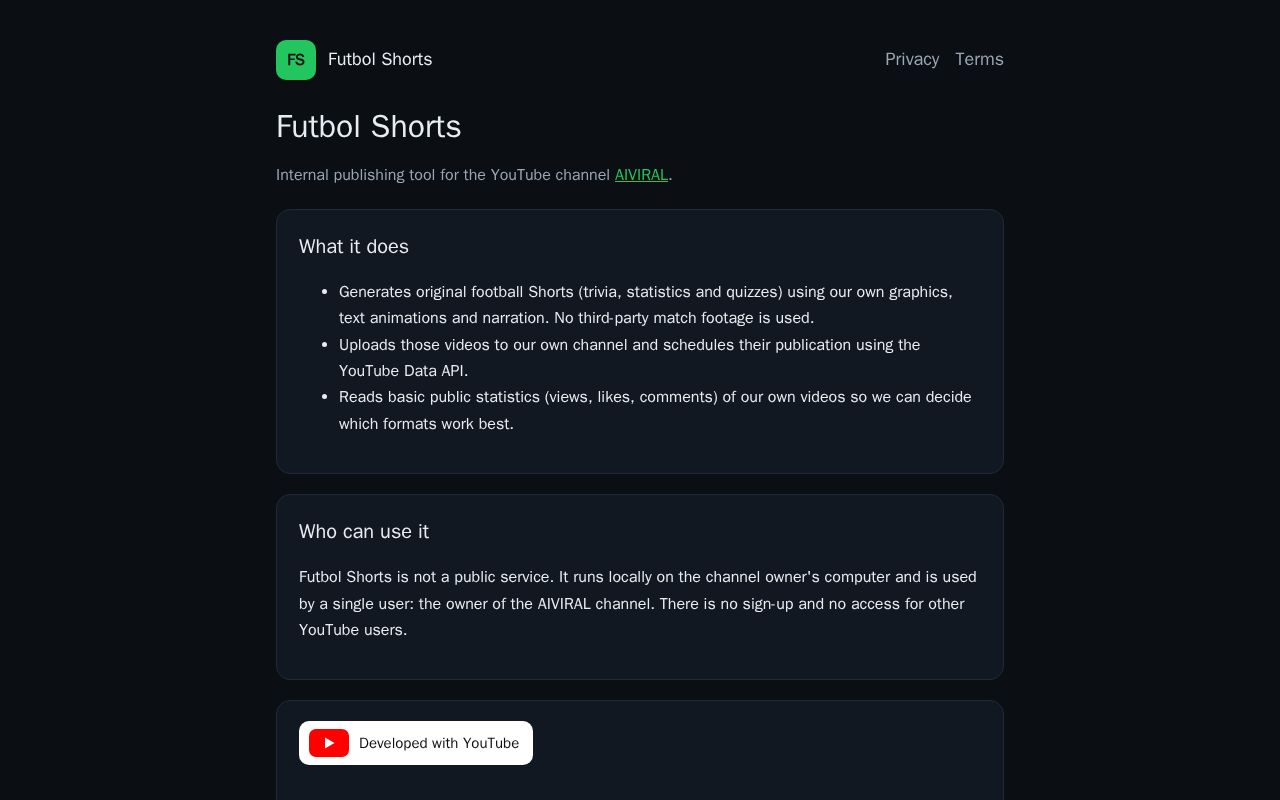 Preview of Futbol Shorts Web
