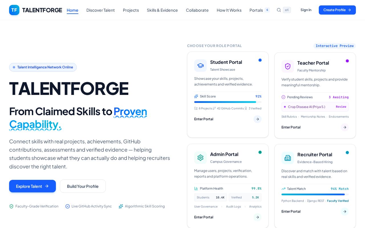 Preview of TalentForge