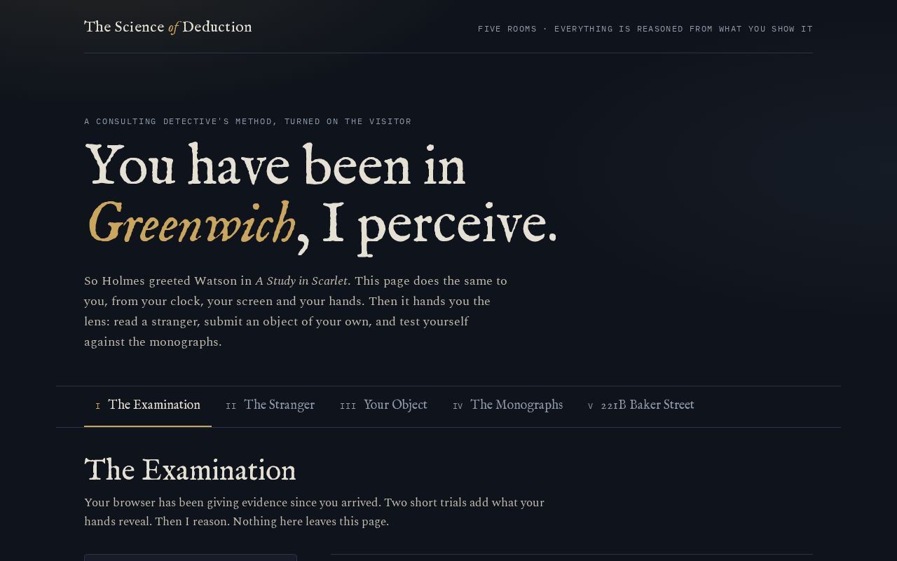 Preview of Science Of Deduction