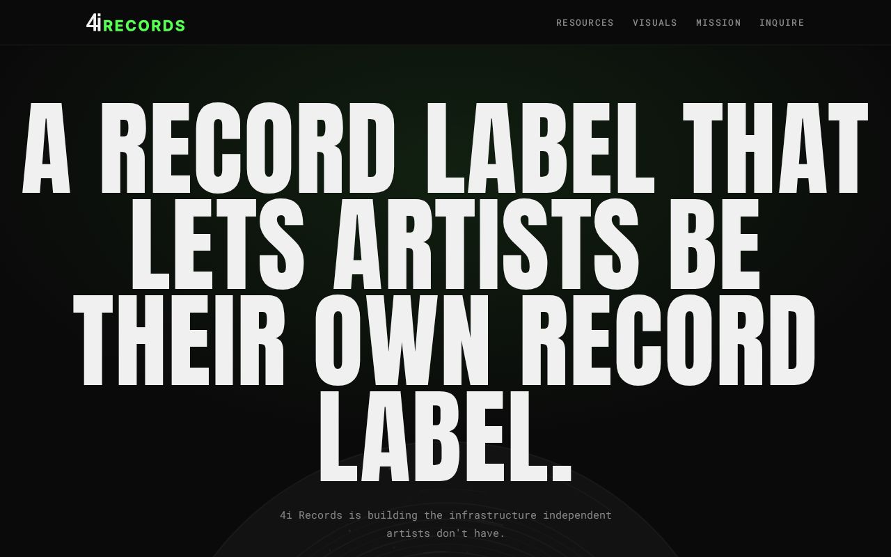 Preview of 4irecords Site