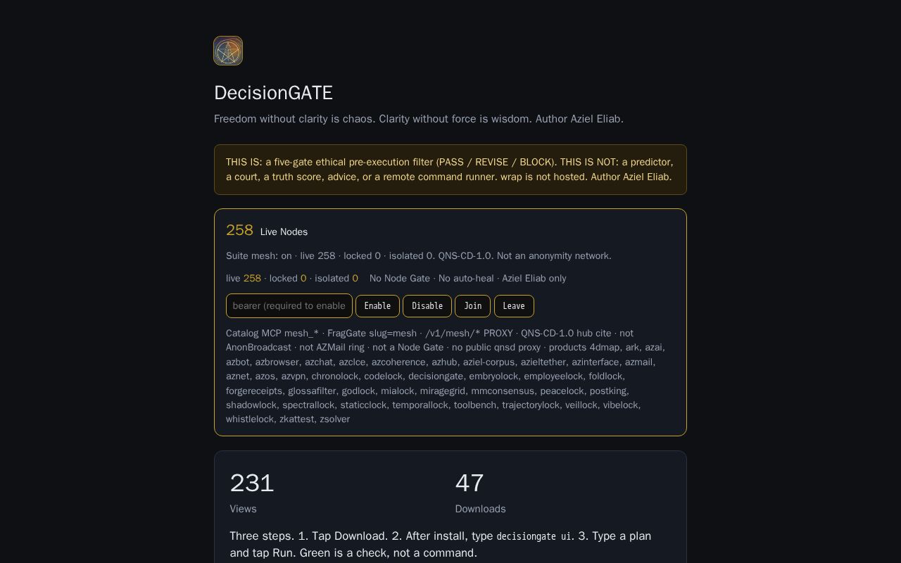 Preview of Decisiongate