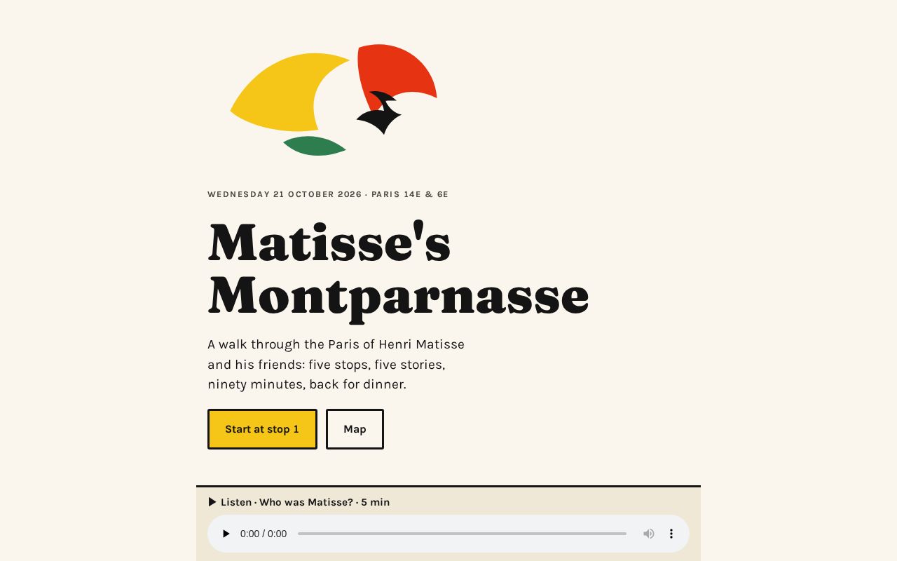 Preview of Matisse's Montparnasse