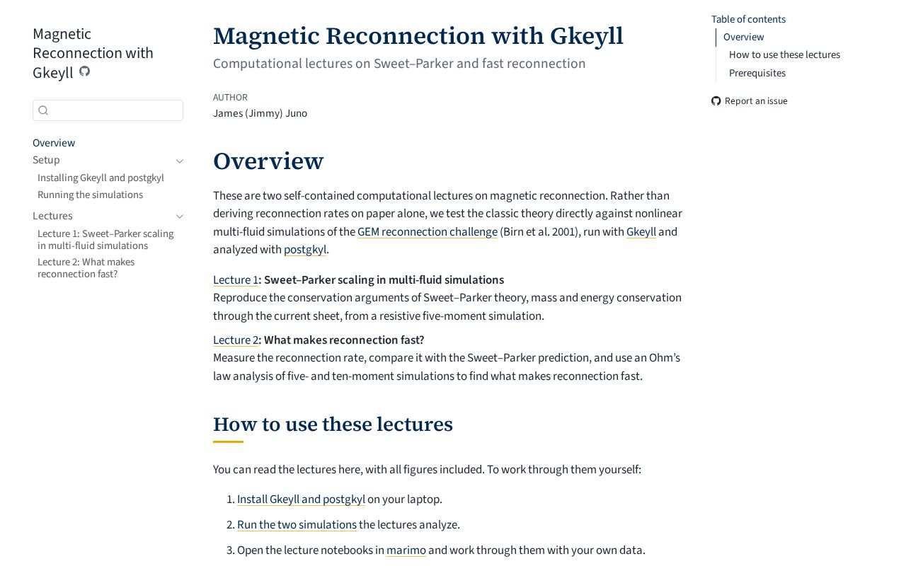 Preview of Reconnection Lectures