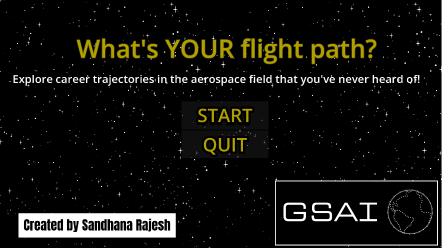 Preview of Global Student Aerospace Initiative Aerospace Career Education Game