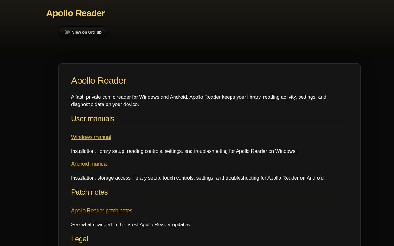 Preview of Apollo Reader Doc