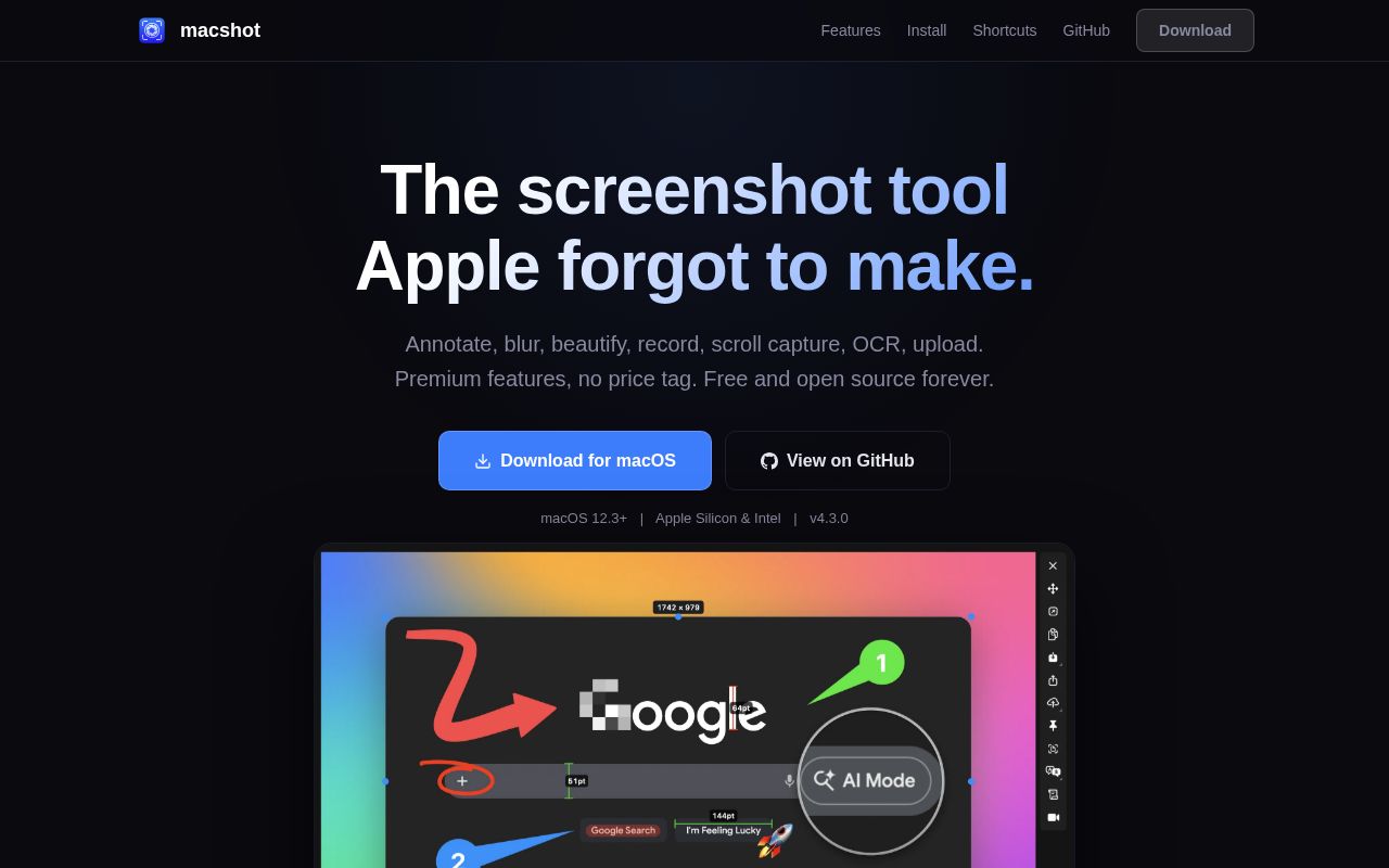 Preview of Macshot