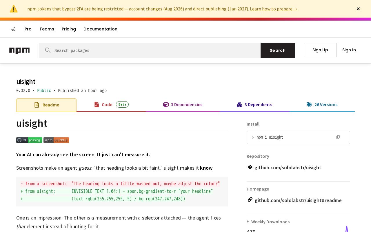 Preview of Uisight